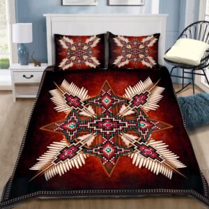 Native American Bedding Set, War Pattern Native…