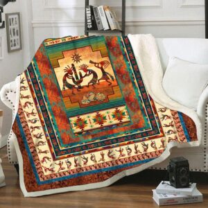 Native American Blanket, 3D Native Dance Fleece…