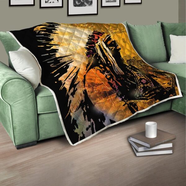 Native American Blanket, Aborigines Pride Native American All Over Printed Blanket, Native Blankets