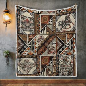 Native American Blanket Ancient Ruins Native American All Over Printed Blanket Native Blankets 2 rbqyg9.jpg