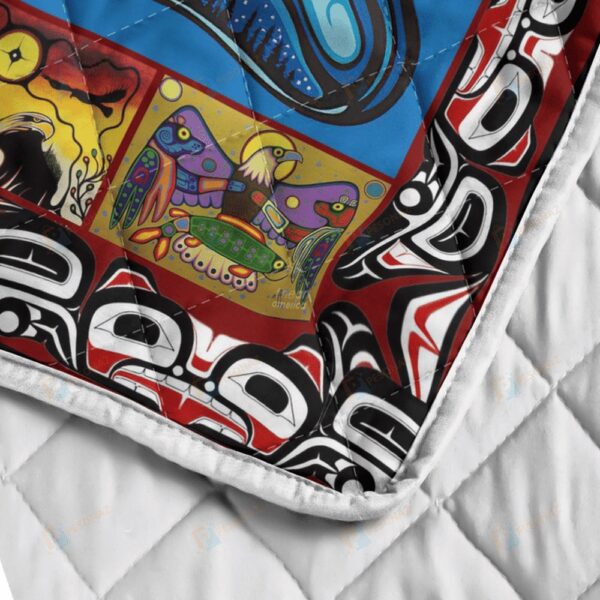 Native American Blanket, Artistic Native American All Over Printed Blanket, Native Blankets