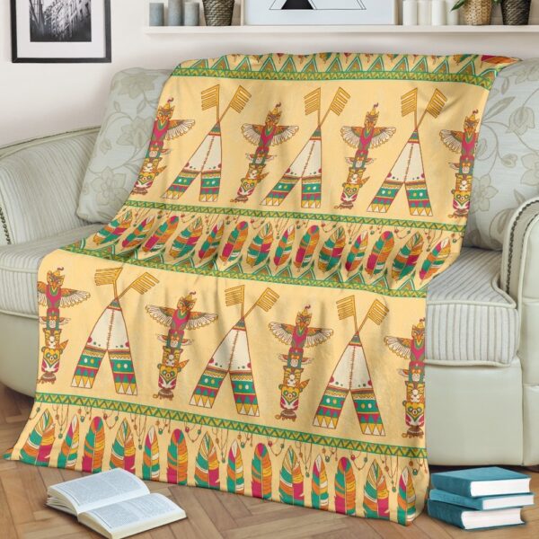 Native American Blanket, Aztec Indians Navajo Tribal Native American Print Blanket, Native Blankets