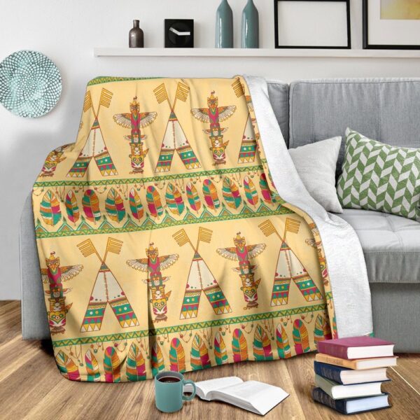 Native American Blanket, Aztec Indians Navajo Tribal Native American Print Blanket, Native Blankets