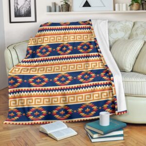 Native American Blanket, Aztec Tribal Indians Navajo…