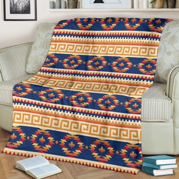 Native American Blanket, Aztec Tribal Indians Navajo Native American Print Blanket, Native Blankets