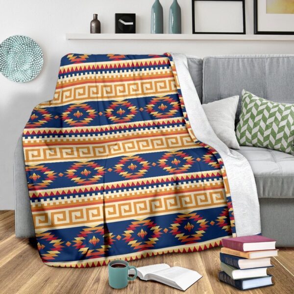 Native American Blanket, Aztec Tribal Indians Navajo Native American Print Blanket, Native Blankets