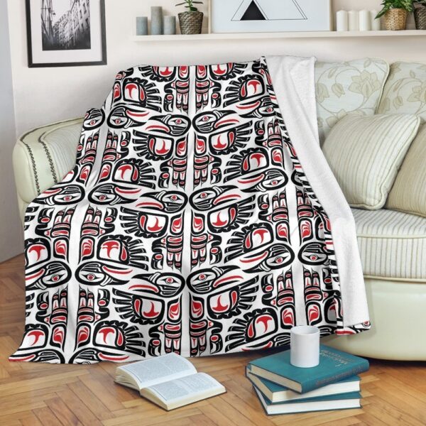 Native American Blanket, Aztec Tribal Native American Indians Navajo Print Blanket, Native Blankets