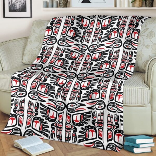 Native American Blanket, Aztec Tribal Native American Indians Navajo Print Blanket, Native Blankets