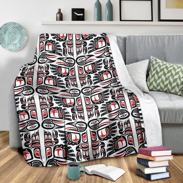 Native American Blanket, Aztec Tribal Native American Indians Navajo Print Blanket, Native Blankets