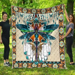 Native American Blanket Dragonflies Dream Native American All Over Printed Blanket Native Blankets 2 i4spbr.jpg