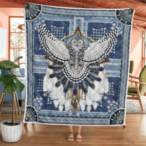 Native American Blanket, Dream Owl Native American…