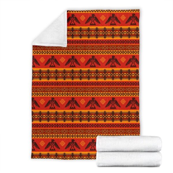 Native American Blanket, Eagle Native American Pattern Print Blanket, Native Blankets