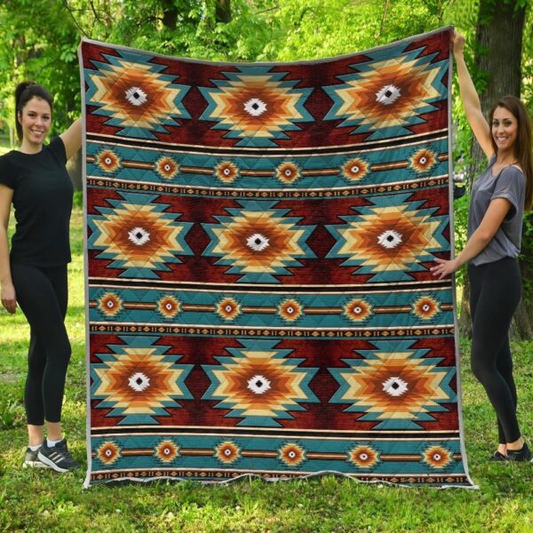 Native American Blanket, Ethnic Pattern Native American All Over Printed Blanket, Native Blankets