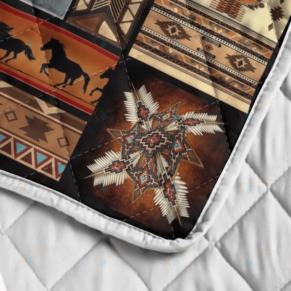 Native American Blanket, Horse Dream Native American All Over Printed Blanket, Native Blankets