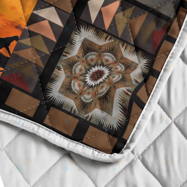 Native American Blanket, Horse Pride Native American All Over Printed Blanket, Native Blankets