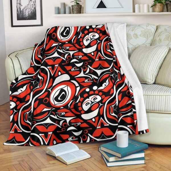 Native American Blanket, Indians Aztec Tribal Native Navajo American Print Blanket, Native Blankets