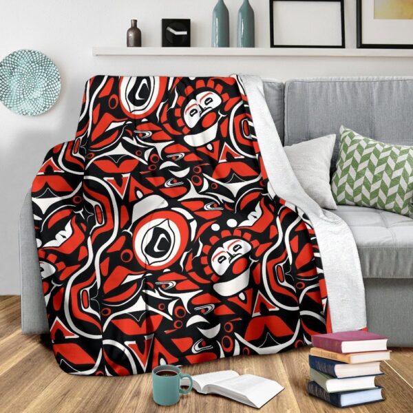 Native American Blanket, Indians Aztec Tribal Native Navajo American Print Blanket, Native Blankets