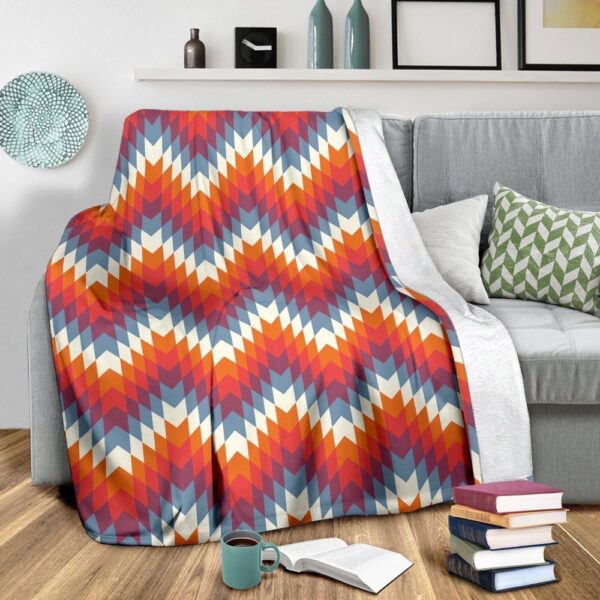 Native American Blanket, Indians Native American Navajo Aztec Tribal Print Blanket, Native Blankets