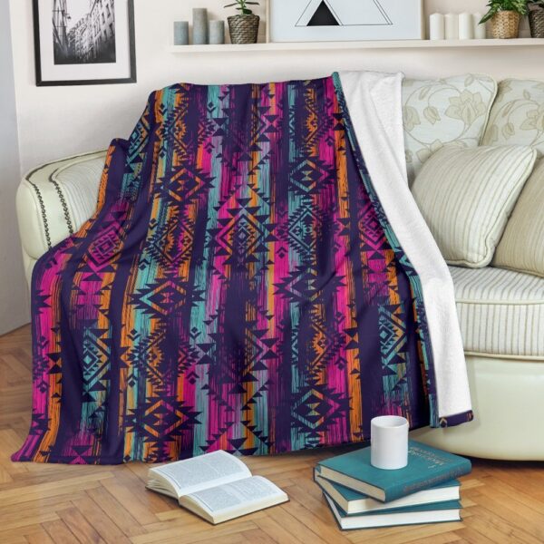 Native American Blanket, Indians Navajo Aztec Tribal Native American Print Blanket, Native Blankets