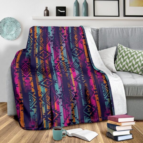 Native American Blanket, Indians Navajo Aztec Tribal Native American Print Blanket, Native Blankets