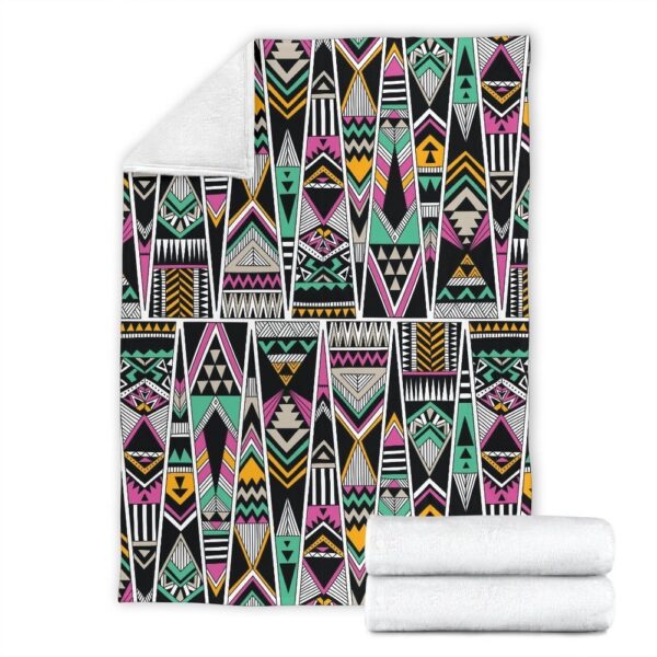 Native American Blanket, Native American Aztec Tribal Navajo Indians Print Blanket, Native Blankets