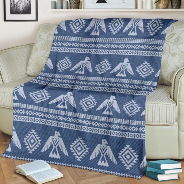 Native American Blanket, Native American Eagle Pattern Print Blanket, Native Blankets