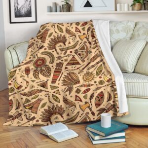 Native American Blanket Navajo Tribal Aztec Native Indians American Print Blanket Native Blankets 1 rtbn1s.jpg