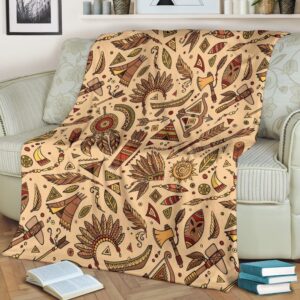 Native American Blanket Navajo Tribal Aztec Native Indians American Print Blanket Native Blankets 2 umsoiz.jpg