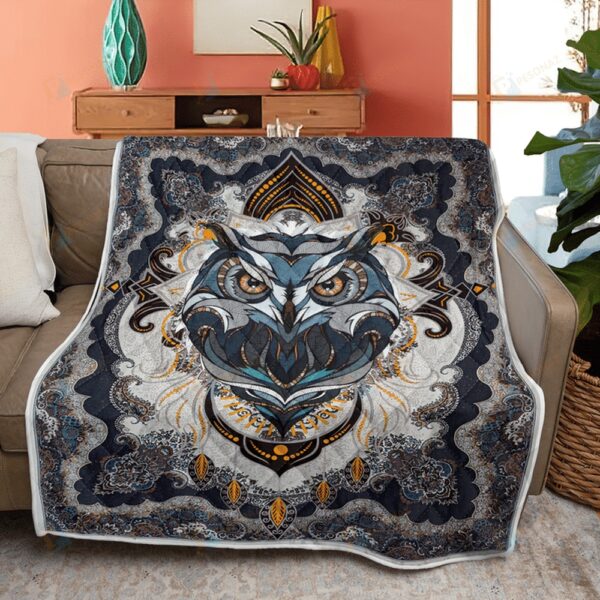 Native American Blanket, Owl Native American All Over Printed Blanket, Native Blankets