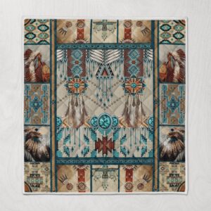 Native American Blanket Tribal Aztec Native American All Over Printed Blanket Native Blankets 4 v8ypfm.jpg