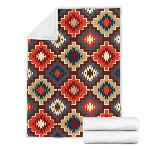 Native American Blanket, Tribal Indians Native American Aztec Navajo Print Blanket, Native Blankets