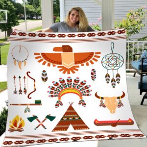 Native American Blanket, Tribal Native American All…