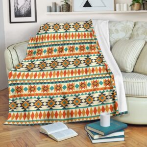 Native American Blanket, Tribal Native American Aztec…