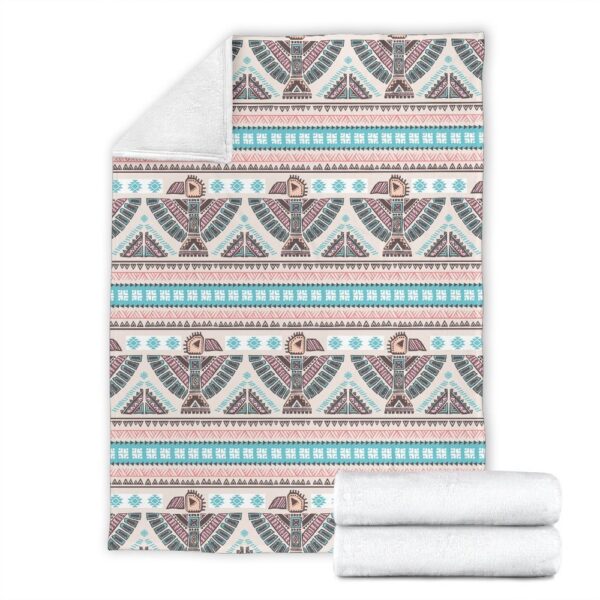 Native American Blanket, Tribal Native Indians American Aztec Navajo Print Blanket, Native Blankets