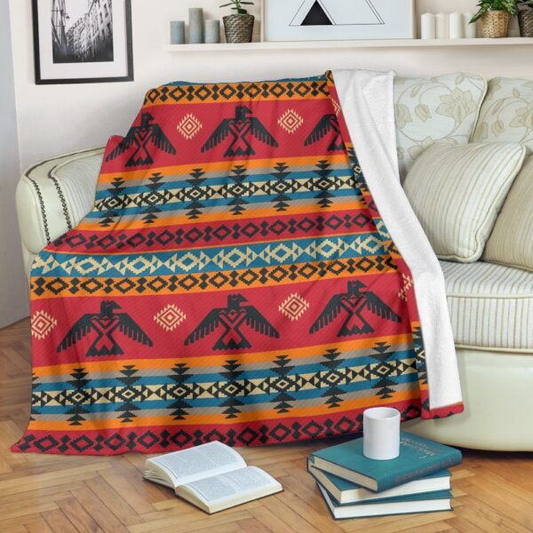 Native American Blanket, Tribal Navajo Native Indians American Aztec Print Blanket, Native Blankets