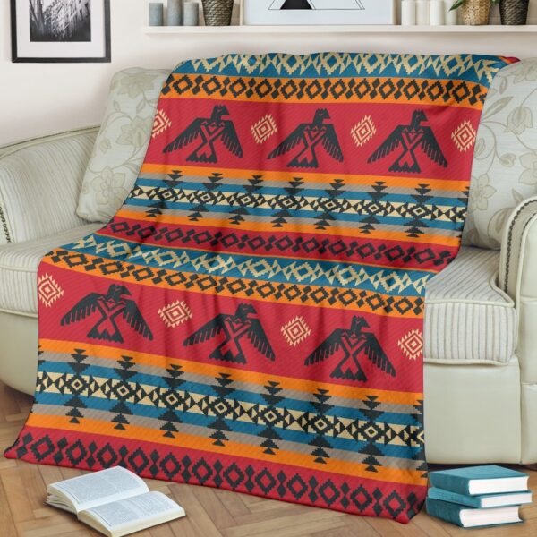 Native American Blanket, Tribal Navajo Native Indians American Aztec Print Blanket, Native Blankets