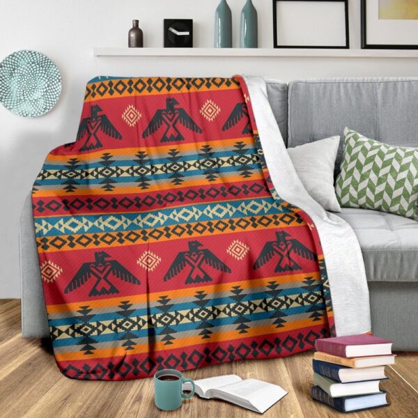 Native American Blanket, Tribal Navajo Native Indians American Aztec Print Blanket, Native Blankets