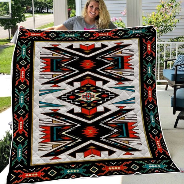 Native American Blanket, Tribe Colorful Native American All Over Printed Blanket, Native Blankets