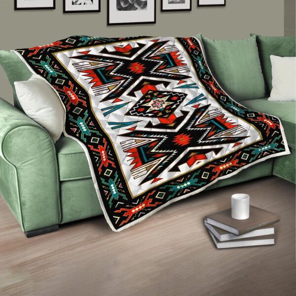 Native American Blanket, Tribe Colorful Native American All Over Printed Blanket, Native Blankets