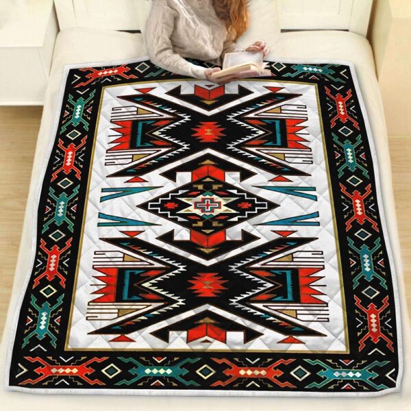 Native American Blanket, Tribe Colorful Native American All Over Printed Blanket, Native Blankets