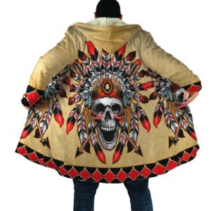 Native American Coat Aboriginal Skull Mystic Native American 3D All Over Printed Hooded Cloak Coat 1 g1hnkg.jpg