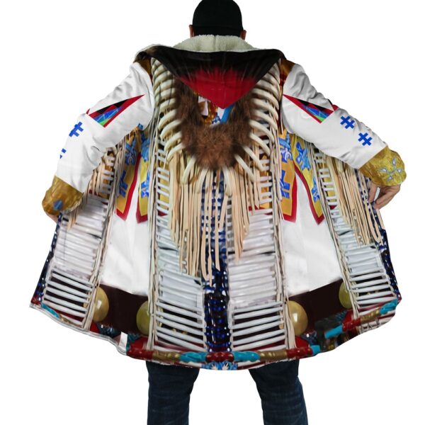 Native American Coat, Aboriginal Style Native American 3D All Over Printed Hooded Cloak Coat