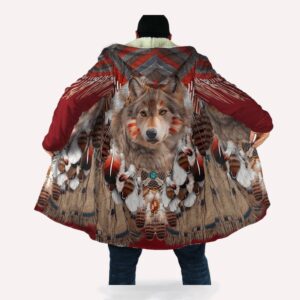 Native American Coat, Aboriginal Wolf Native American…