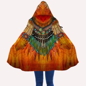 Native American Coat Antique Decorative Pattern Native American Hooded Cloak Coat Native American Hoodies 2 wd6cfq.jpg