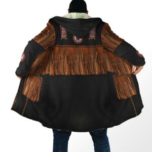 Native American Coat, Black And Brown Native…