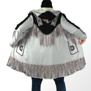 Native American Coat, Black And White Native…