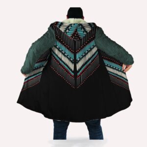 Native American Coat, Brocade Pattern Native American…