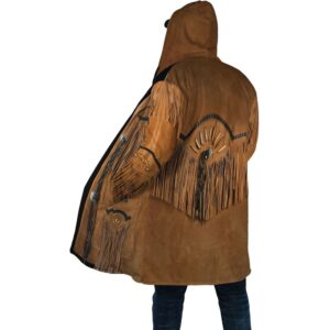 Native American Coat Brown Native American All Over Printed Hooded Cloak Coat 2 jlhz8k.jpg