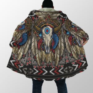 Native American Coat Buffalo Skull Native American 3D All Over Printed Hooded Cloak Coat 1 irruyi.jpg
