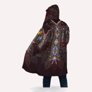 Native American Coat Casual Look Native American 3D All Over Printed Hooded Cloak Coat 3 pkdtmo.jpg